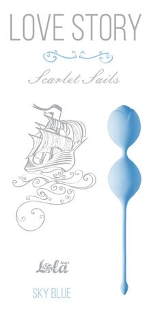 Голубые вагинальные шарики Scarlet Sails